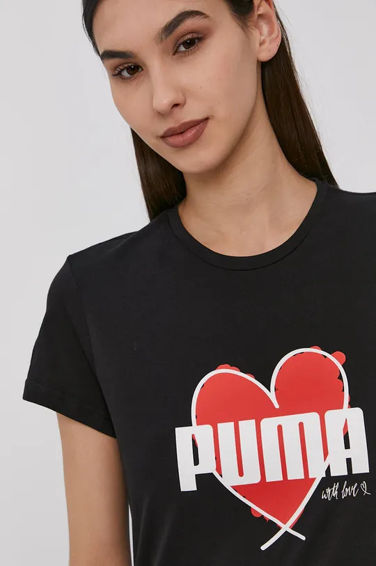czarny Puma T-shirt 587897