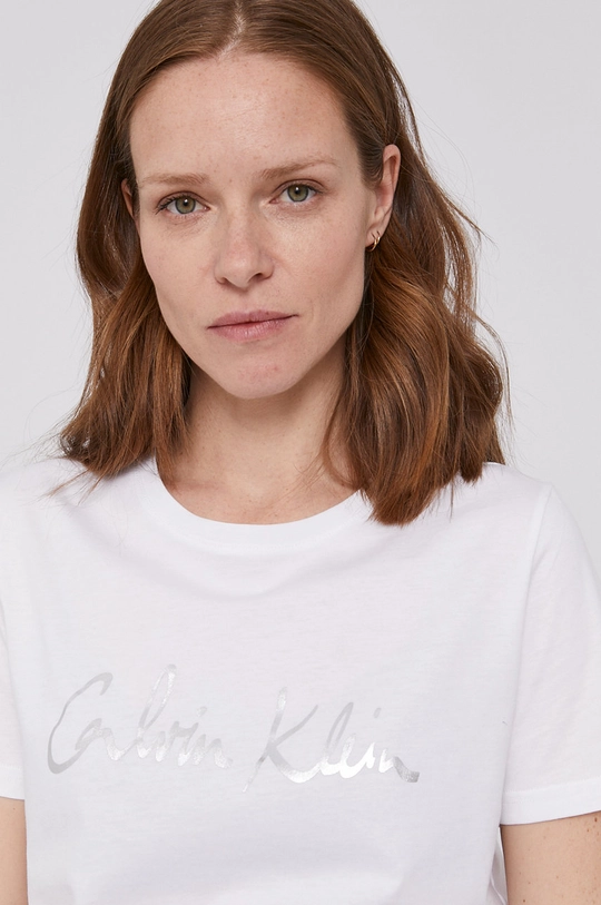 fehér Calvin Klein t-shirt