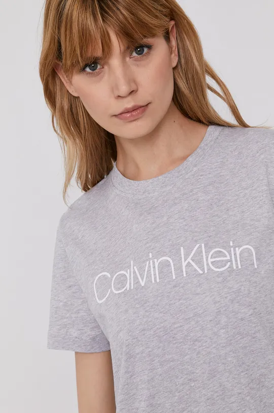 szary Calvin Klein T-shirt Damski