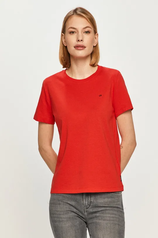 červená Calvin Klein - Tričko Dámsky