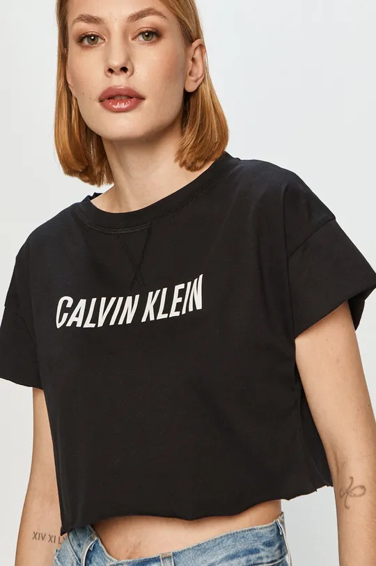 czarny Calvin Klein - T-shirt Damski