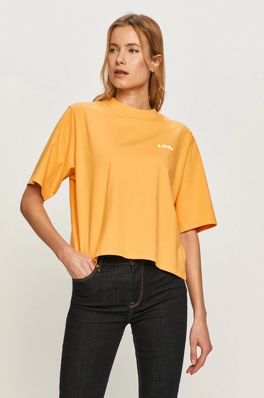 żółty Levi's - T-shirt Damski