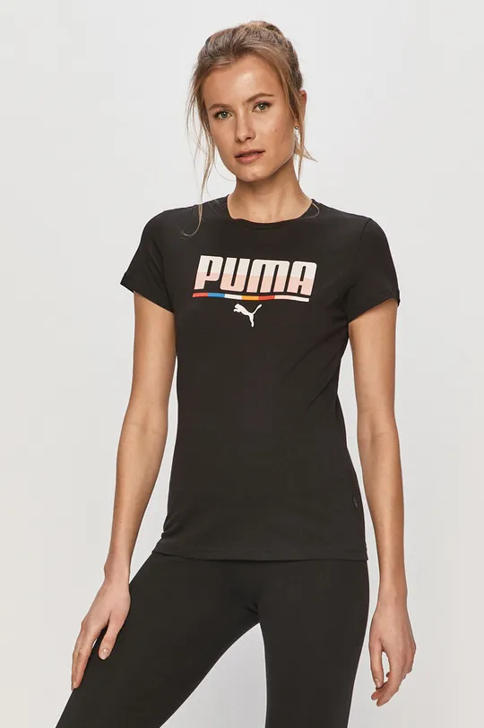 czarny Puma - T-shirt 587898 Damski