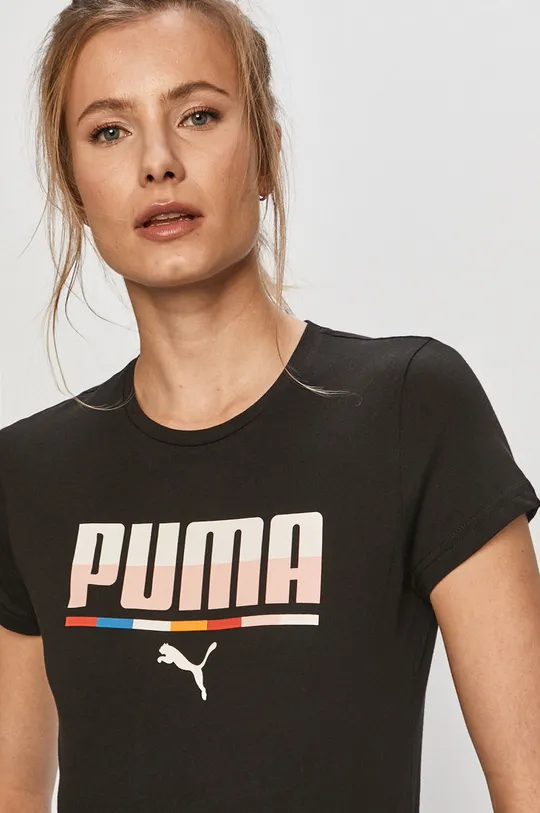 czarny Puma - T-shirt 587898