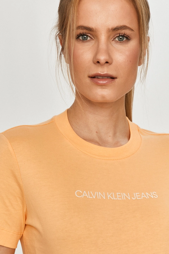 pomarańczowy Calvin Klein Jeans - T-shirt J20J215322.4891