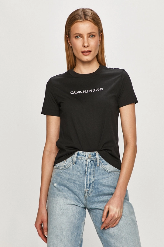 fekete Calvin Klein Jeans - T-shirt