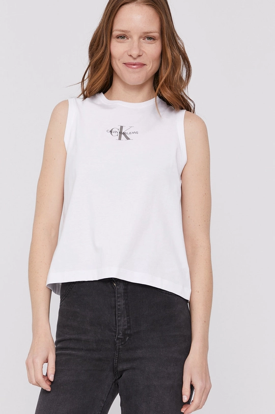 fehér Calvin Klein Jeans top Női