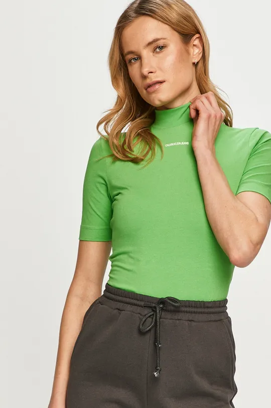 зелёный Calvin Klein Jeans - Футболка