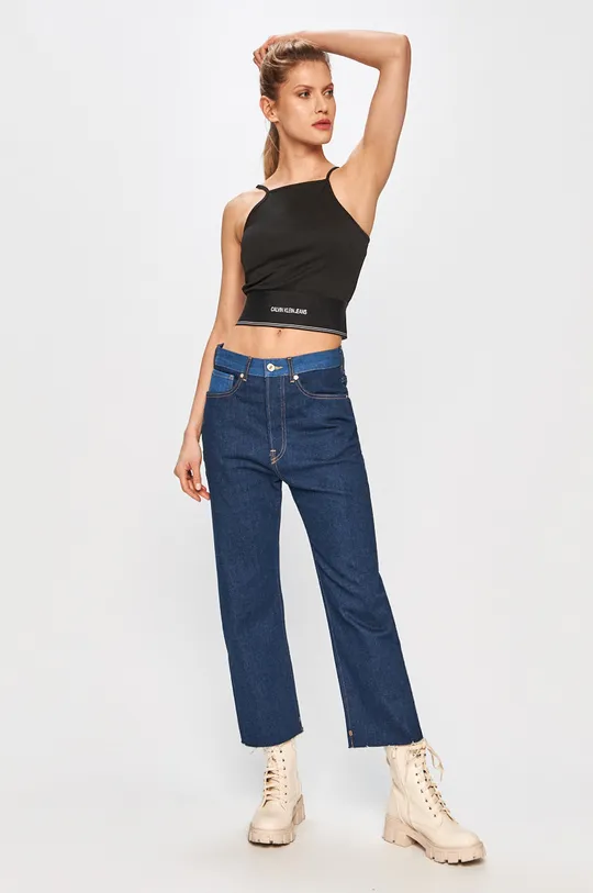Calvin Klein Jeans - Top J20J215708.4891 czarny