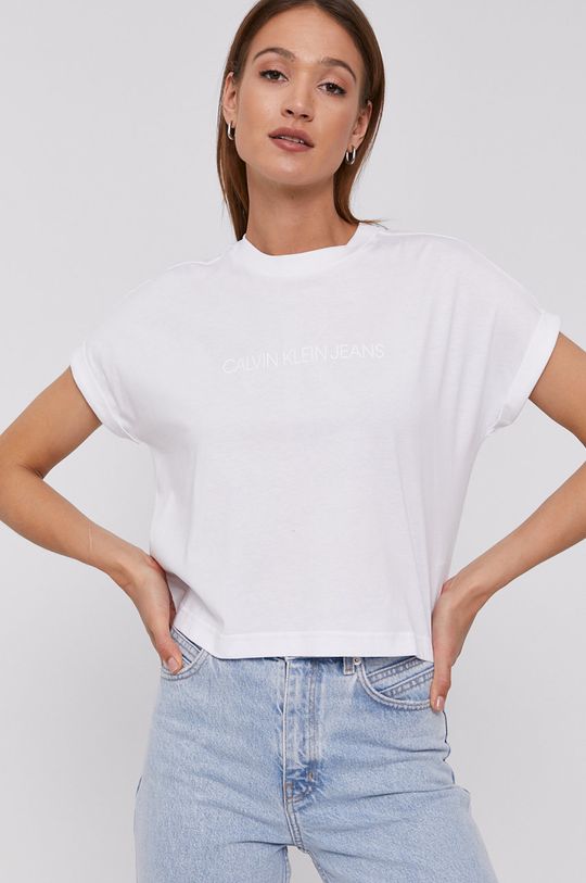alb Calvin Klein Jeans - Tricou De femei