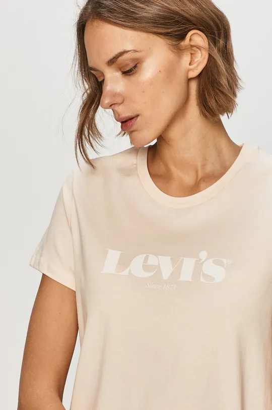 pink Levi's t-shirt