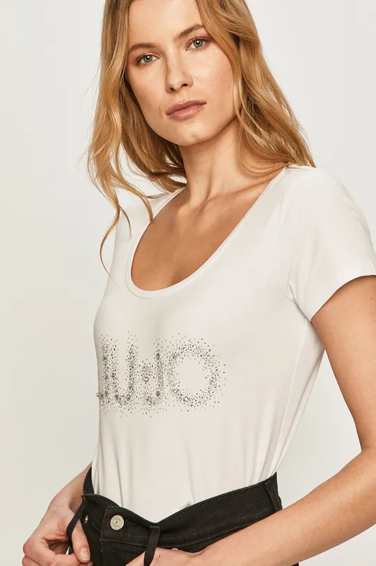 biały Liu Jo - T-shirt WA1060.J5003 Damski