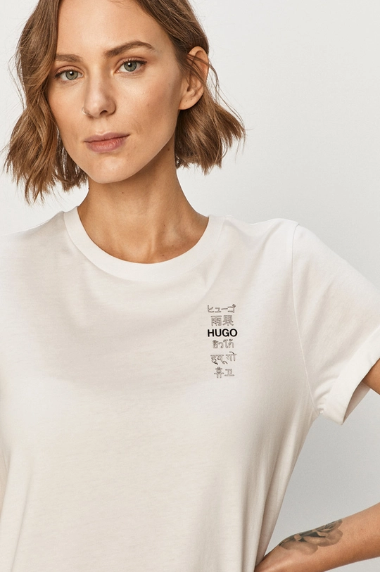 biały Hugo - T-shirt 50446046