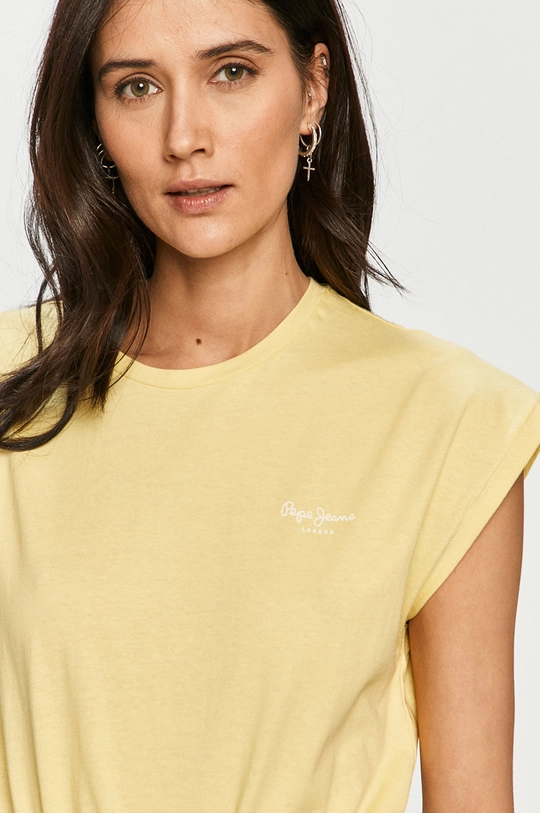 żółty Pepe Jeans T-shirt