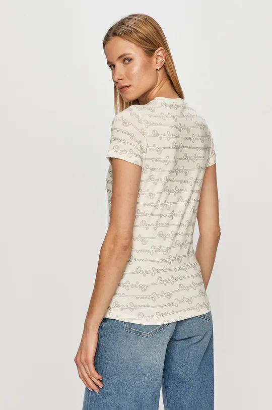 Pepe Jeans - T-shirt Cecile 50 % Bawełna, 50 % Poliester