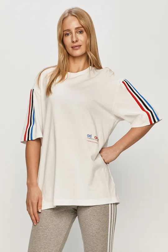 biały adidas Originals - T-shirt GN2870 Damski