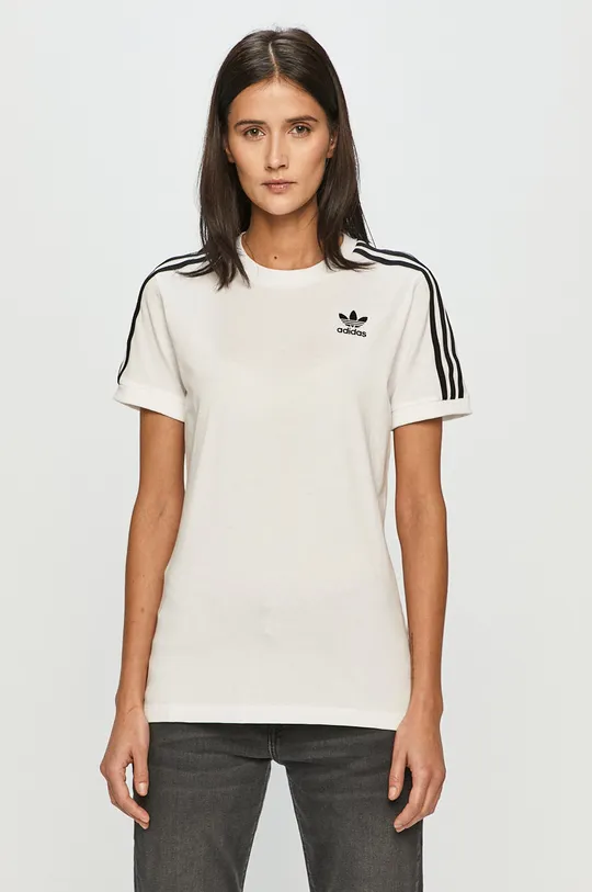 biały adidas Originals - T-shirt GN2913 Damski