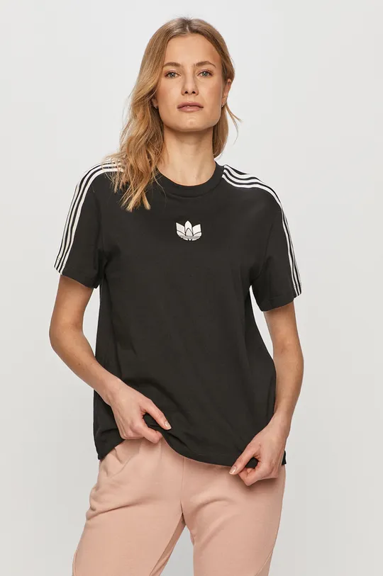 μαύρο adidas Originals - Μπλουζάκι Γυναικεία