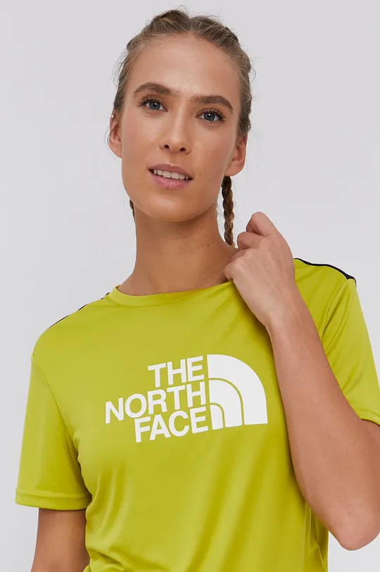 The North Face T-shirt zielony