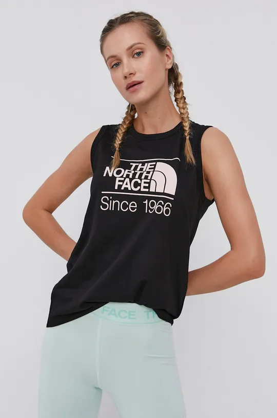 fekete The North Face top Női