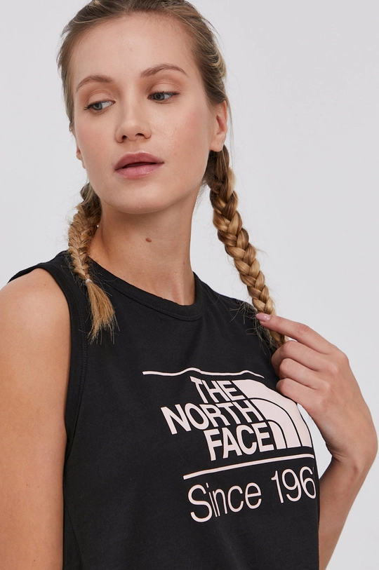 fekete The North Face top