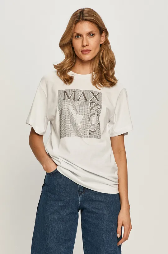 biały MAX&Co. - T-shirt Damski