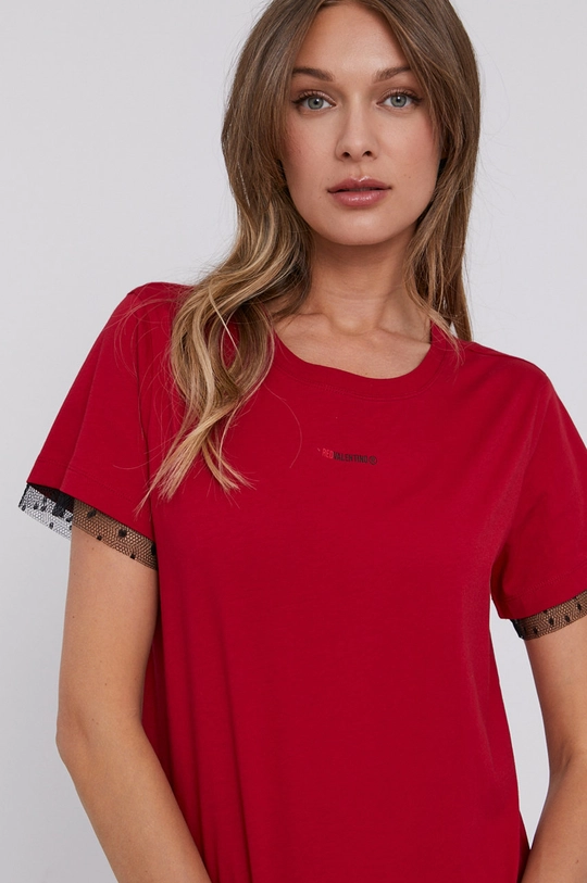 czerwony Red Valentino - T-shirt Damski