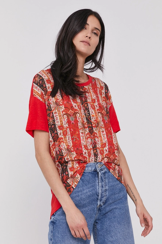 piros Desigual t-shirt Női