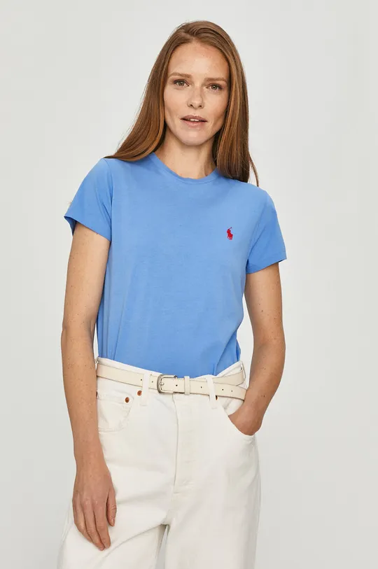 niebieski Polo Ralph Lauren - T-shirt 211734144043