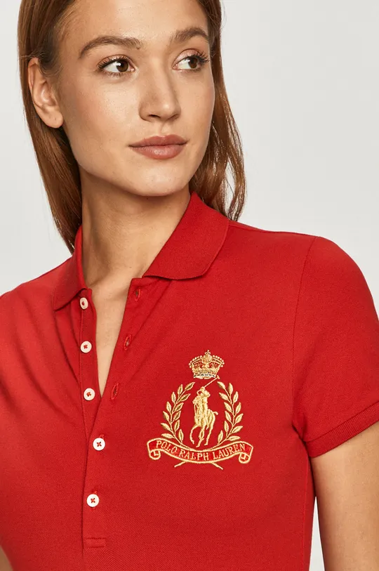 červená Polo Ralph Lauren - Tričko Dámsky