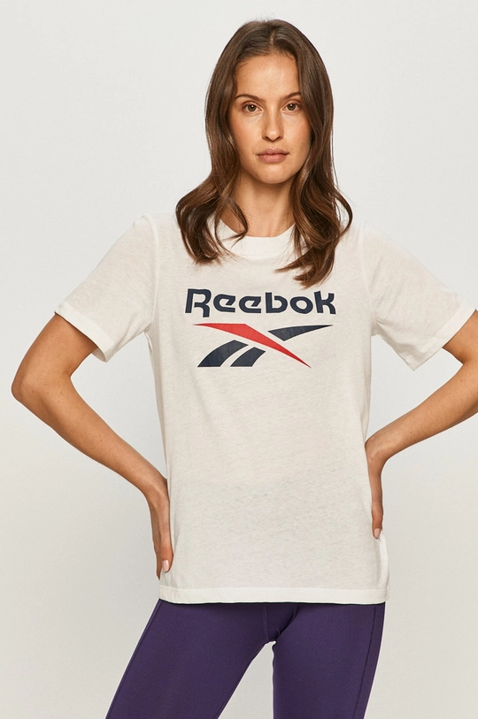 biały Reebok - T-shirt GI6706 Damski