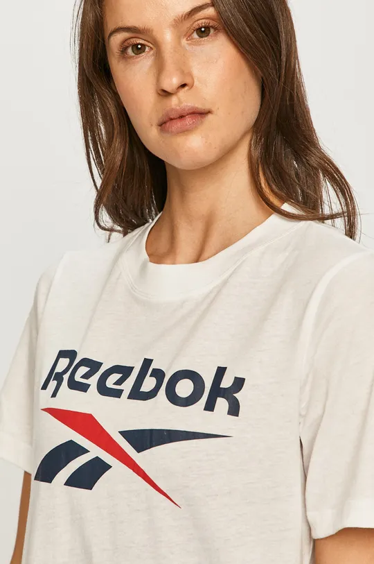 biały Reebok - T-shirt GI6706