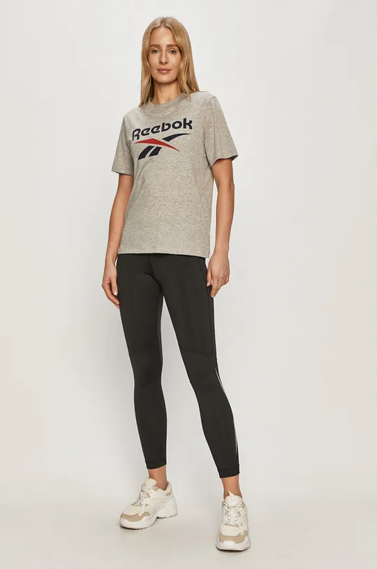 Reebok - T-shirt GI6707 szary