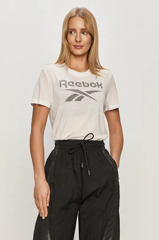 biały Reebok - T-shirt GI6862 Damski