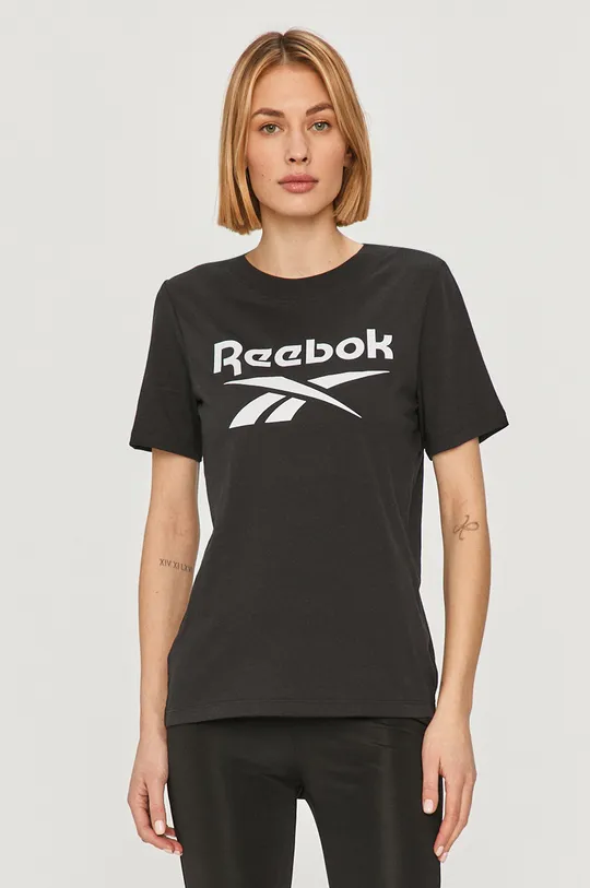 czarny Reebok - T-shirt GL2551 Damski