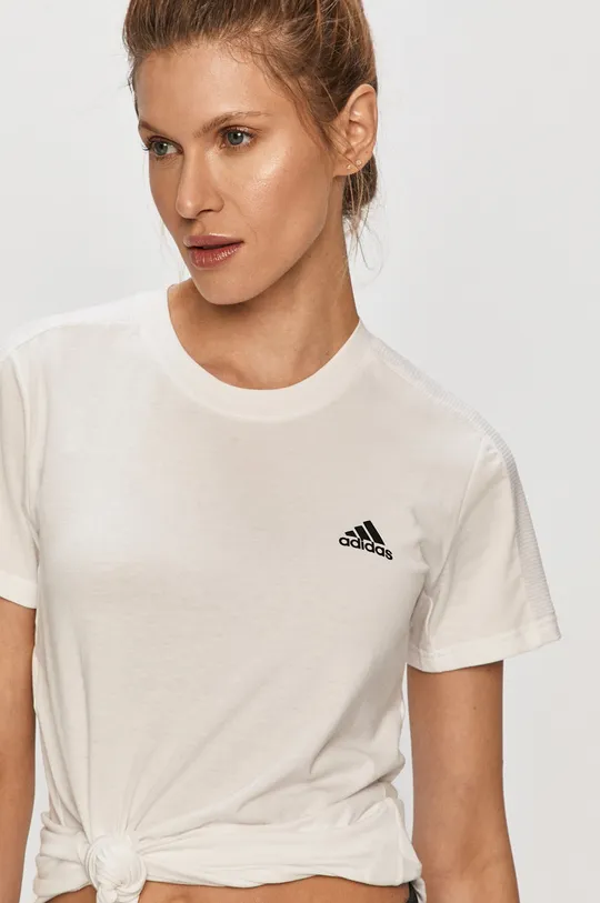 fehér adidas - T-shirt GN8333