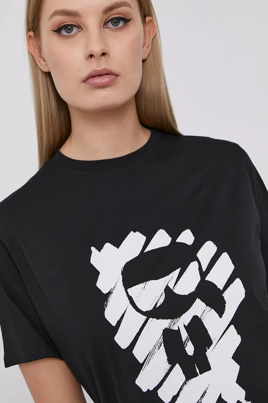 Karl Lagerfeld T-shirt 211W1717 czarny