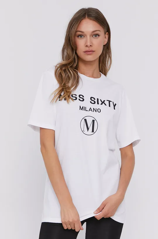 biały Miss Sixty T-shirt Damski