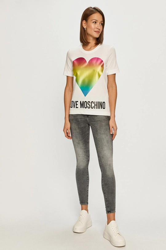 Love Moschino Tričko biela