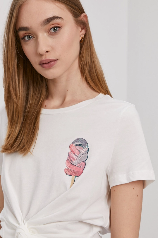 biały Vero Moda T-shirt