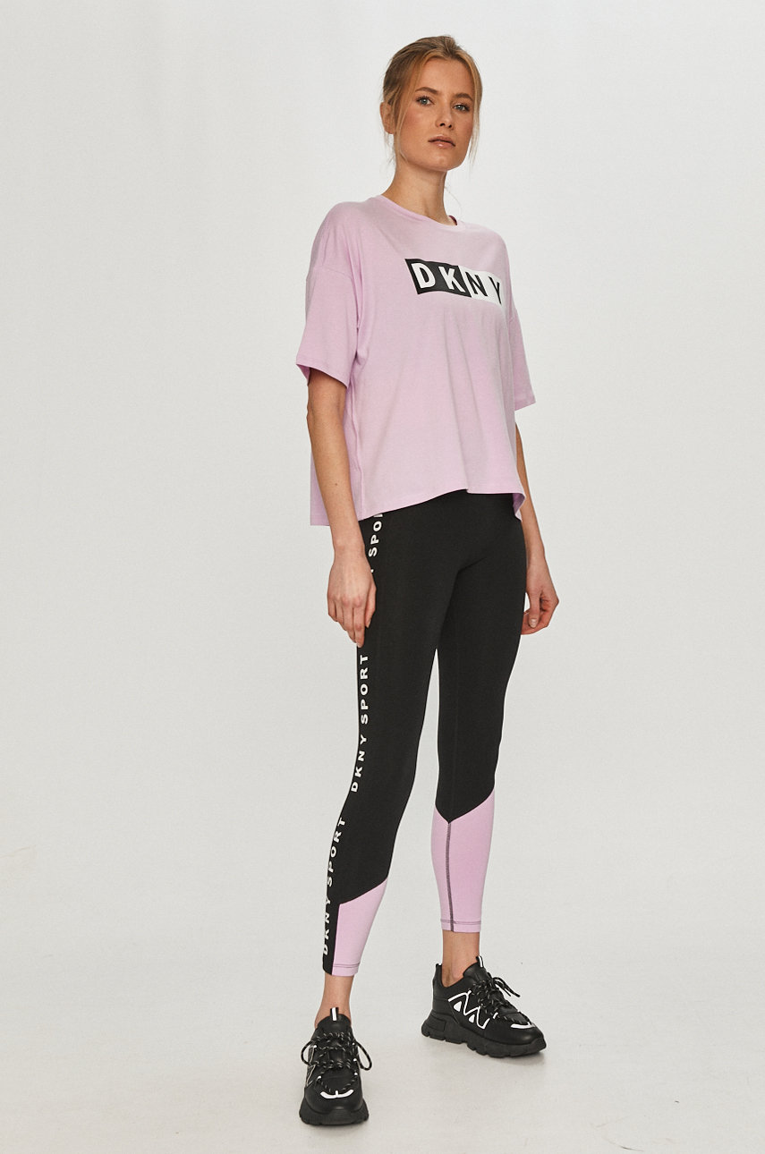 Dkny - Tričko levanduľová