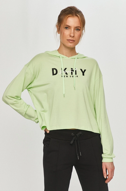 zielony Dkny - Bluza DP0T7855 Damski