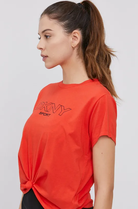 czerwony Dkny T-shirt DP1T8020 Damski