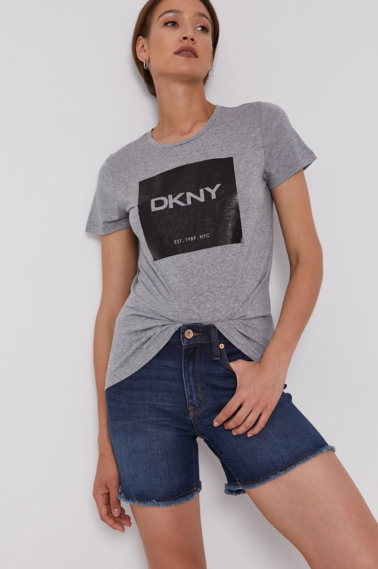 серый Футболка Dkny Женский