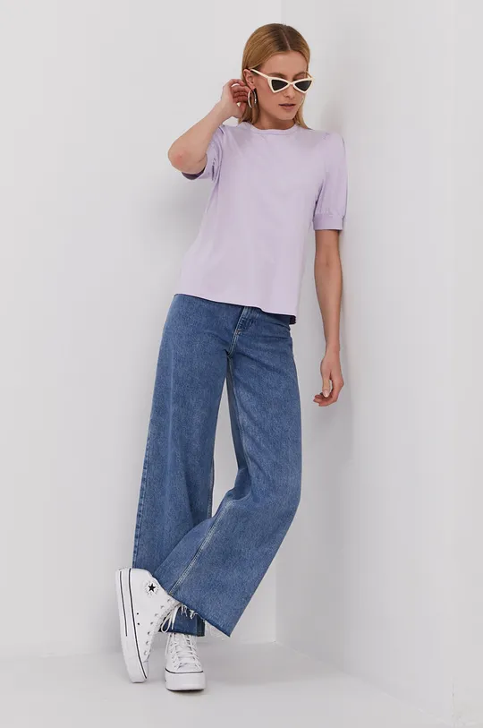 Vero Moda - Tričko fialová