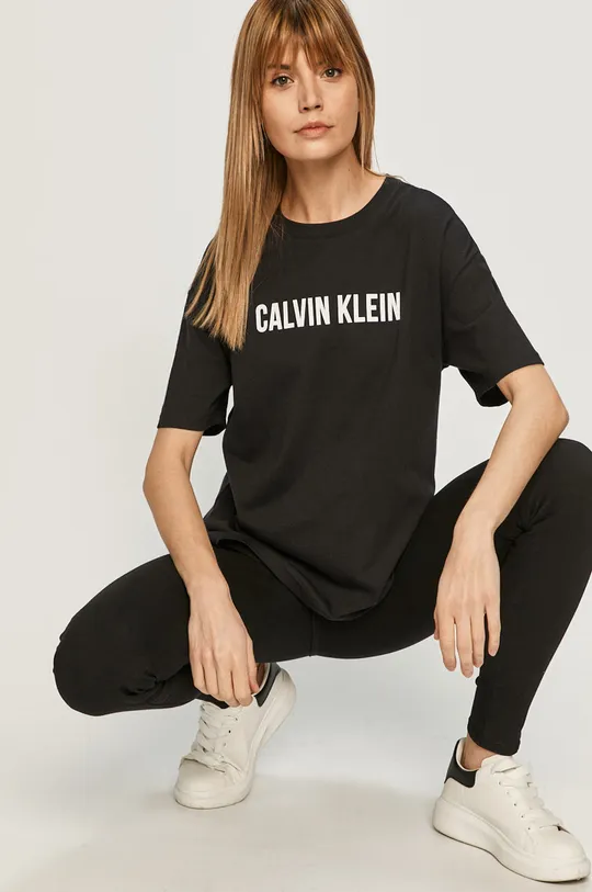 čierna Calvin Klein Performance - Tričko Dámsky
