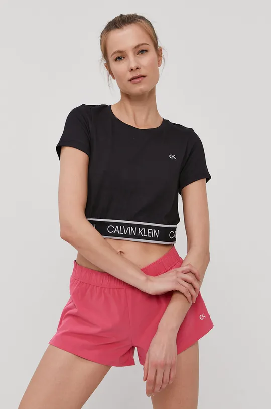 czarny Calvin Klein Performance - T-shirt