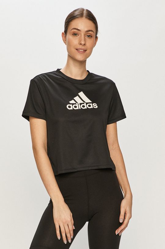 czarny adidas T-shirt Damski
