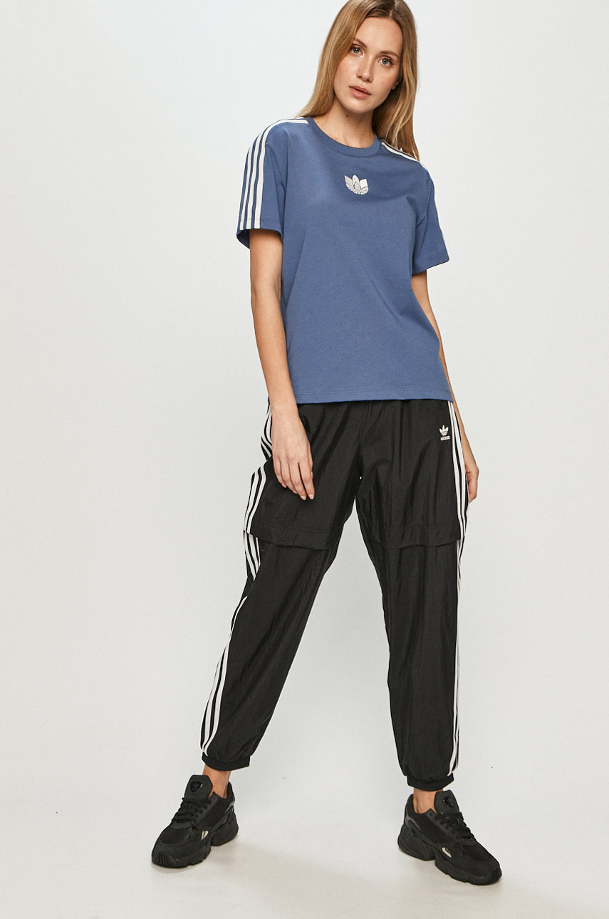 adidas Originals - T-shirt GN2933 fioletowy