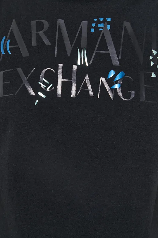 čierna Tričko Armani Exchange